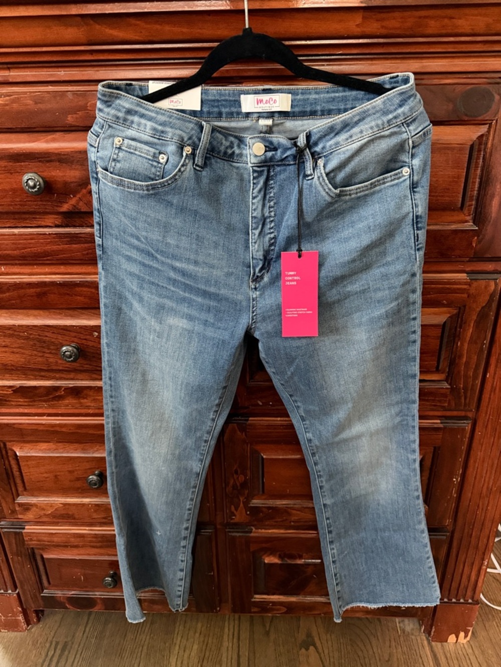MOCO Boutique Cropped Bootcut Jeans